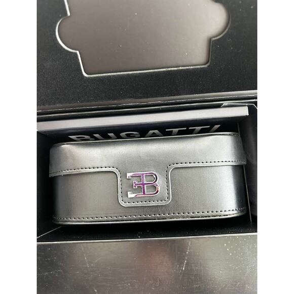 NWT Bugatti Sterling Silver Sunglasses Matte Black main image 6